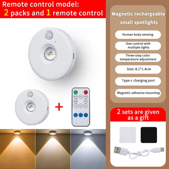 Skanto | LumoLine | PIR bevegelsessensor LED-lys | Dimmbar & Oppladbar | Trådløs