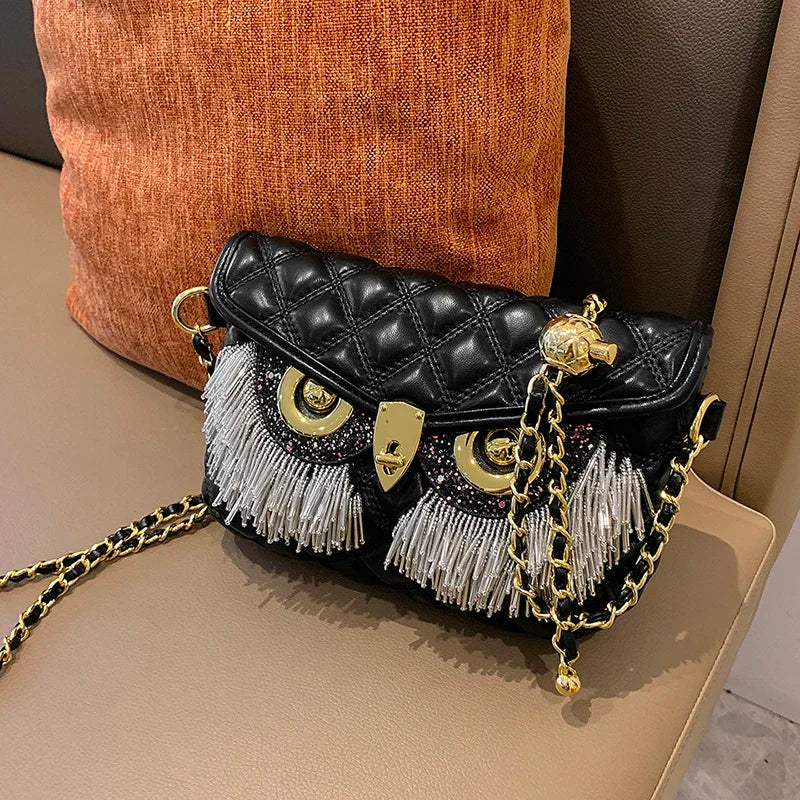 Skanto | Night Owl Glitter Skulderveske