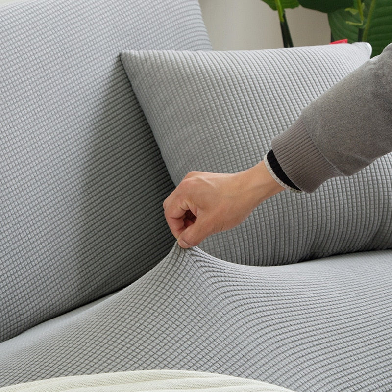 Skanto | FlexiCover Elastisk Sofatrekk – Beskyttelsestrekk for Hjørnesofaer og Standard Sofaer