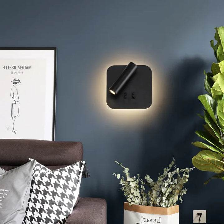 FlexiGlow Lys – Justerbar LED Vegglampe Skanto