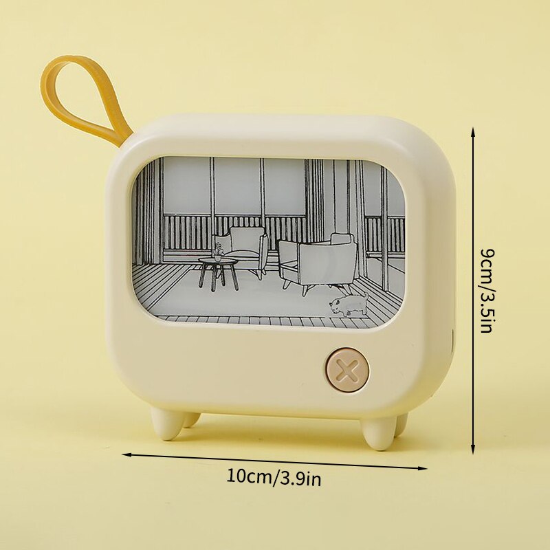 Skanto | Mini Art TV Maleri Dekor Nattlampe