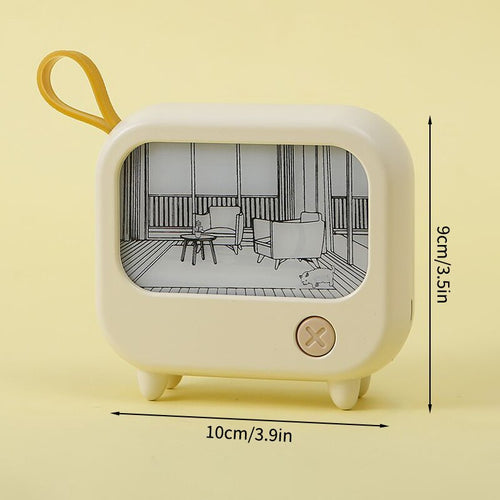 Skanto | Mini Art TV Maleri Dekor Nattlampe