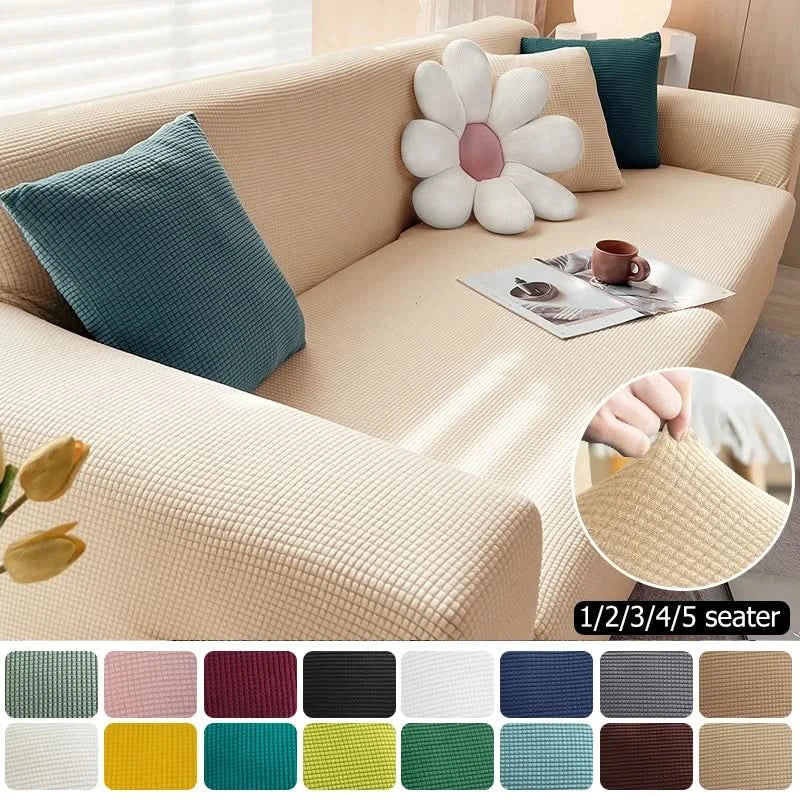 Skanto | CushionWrap - Elastisk, halkefri sofatrekk