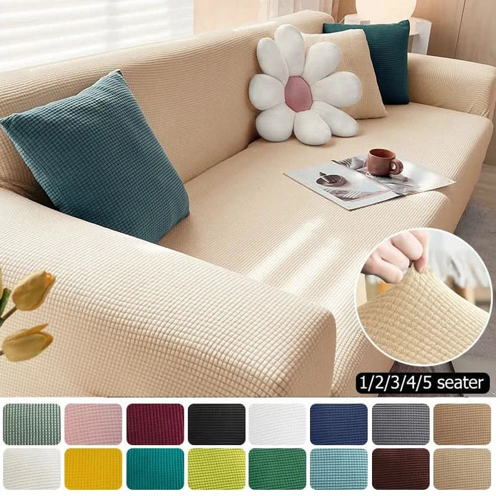 Skanto | CushionWrap - Elastisk, halkefri sofatrekk