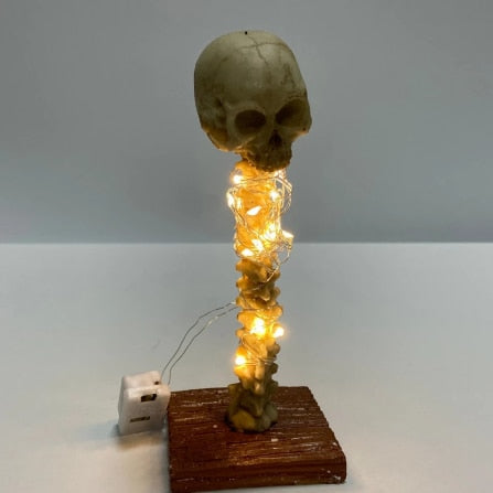 Skanto | Skeleton Skull Bordlampe