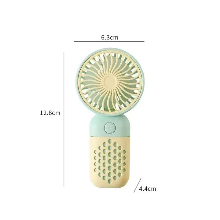 2024 Ny Cartoon Håndholdt Lader Vifte - Søt og Bærbar Mini USB Lommevifte for Studenter | Skanto