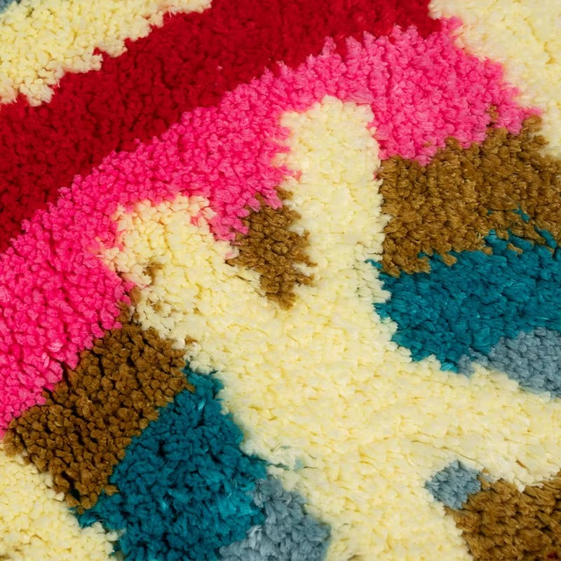 Skanto | Fargerik "Get Naked" Non-Slip Mikrofiber Badematte – Absorberende & Moro for Barn og Voksne