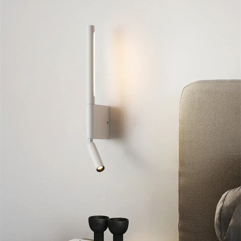 Moderne LED vegglampe for soverom, justerbar vegglampe i hotellstil | Skanto