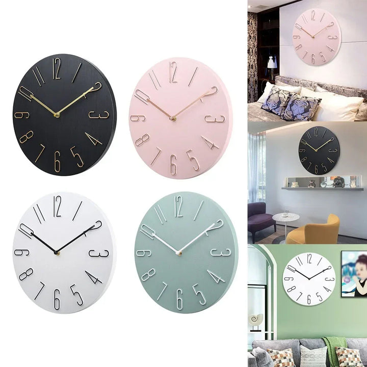 Skanto | QuartzLine | Enkel, minimalistisk veggklokke