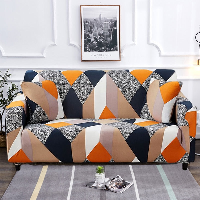 Skanto | Moderne Antiskli Fargerik Elastisk Sofa Trekk