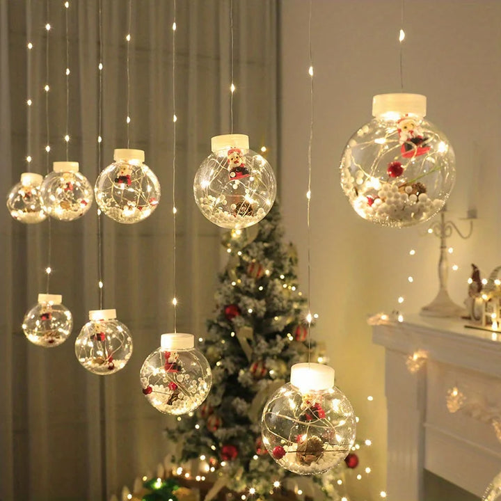 Skanto | LantaarnLuxe | Varm LED julegardin dekor