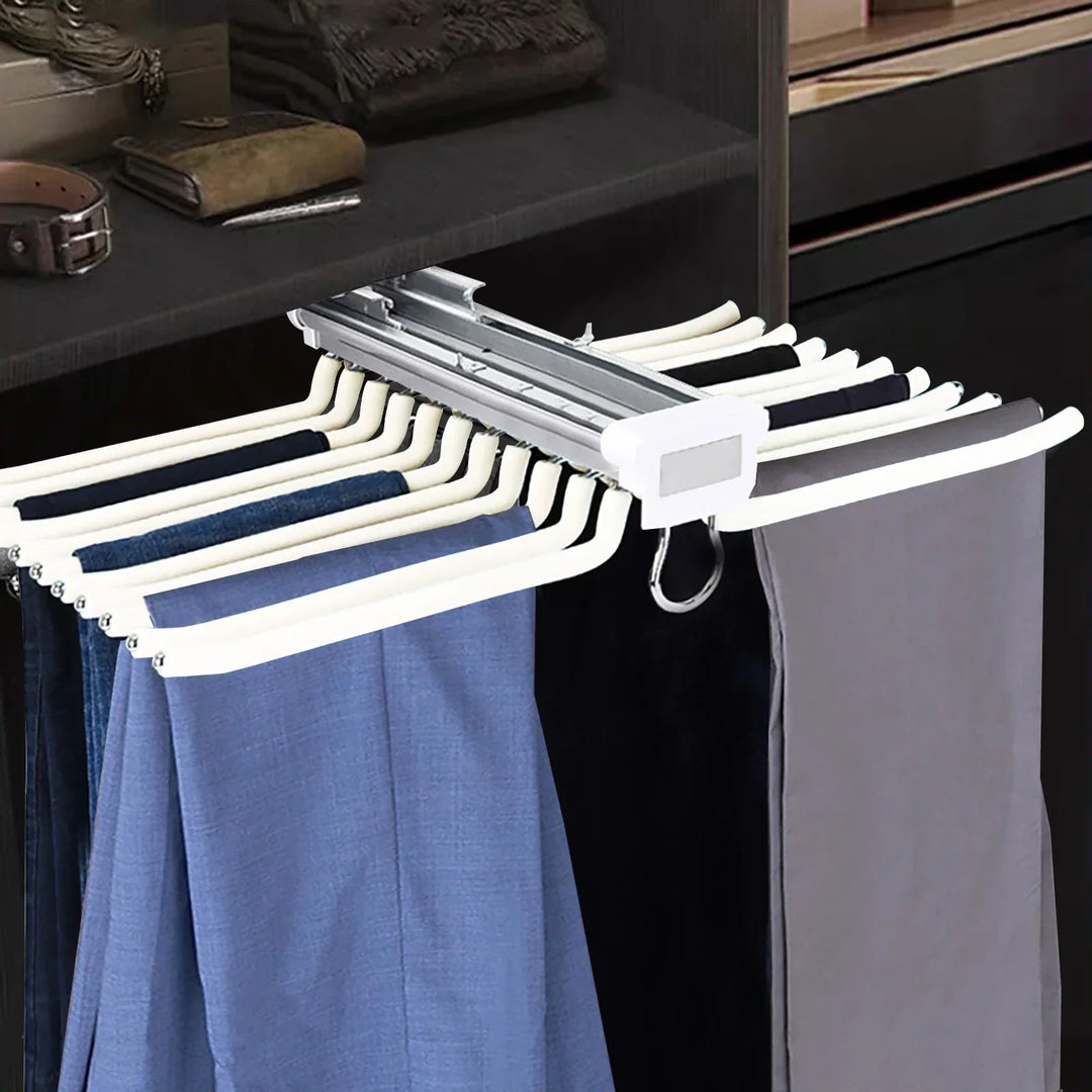 Smart Slide-Out Rail Cloth Organizer | Skanto