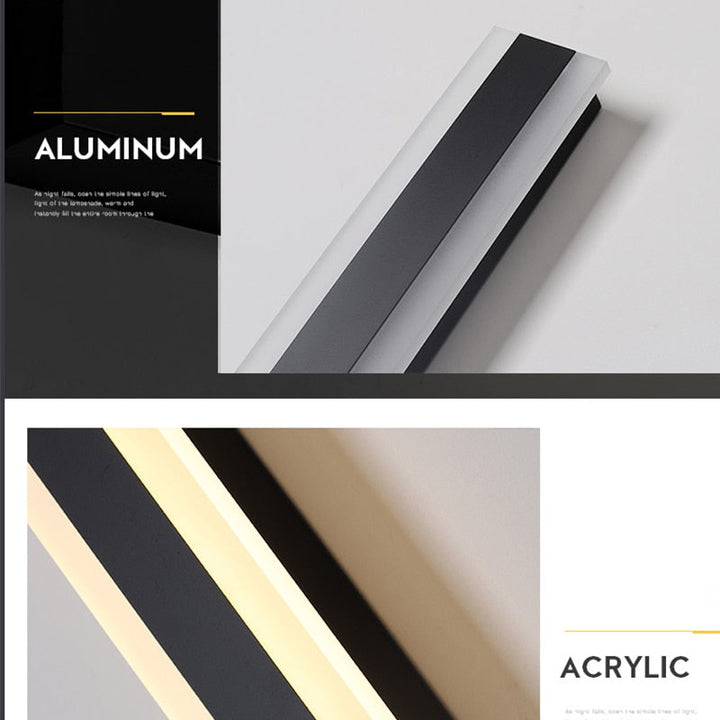 Lang Stripe-LED elegant vegglampe | Skanto