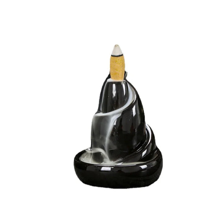 Skanto | Black River Keramisk Backflow Røkelsespinner Burner