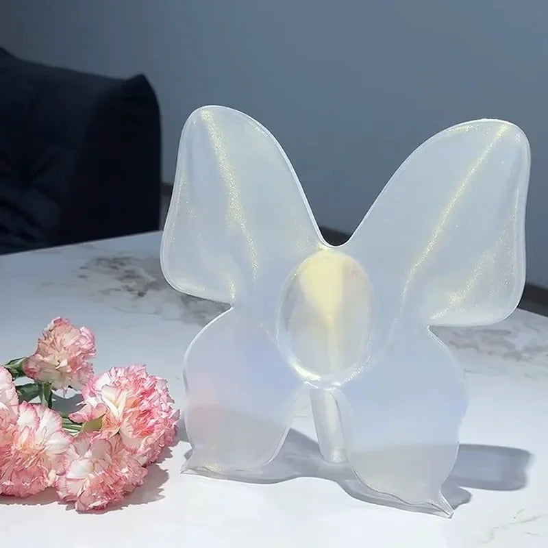 Kunstnerisk sommerfugl klar Skantoomstervase | Skanto
