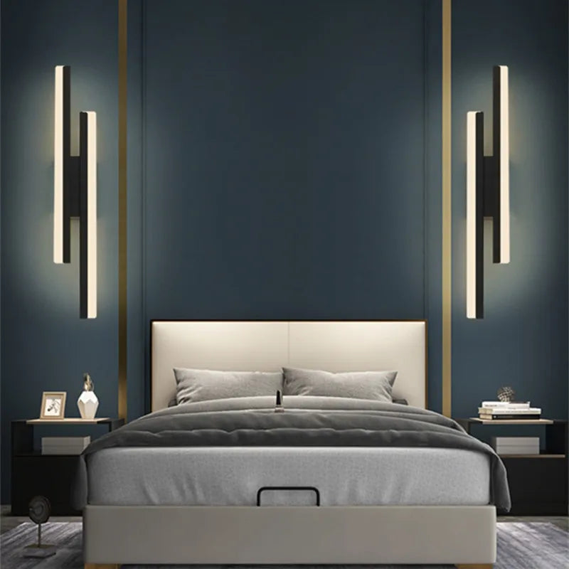 Moderne LED Vegglampe med Enkelt Design, Minimalistisk Vegglampe for Gang & Stue