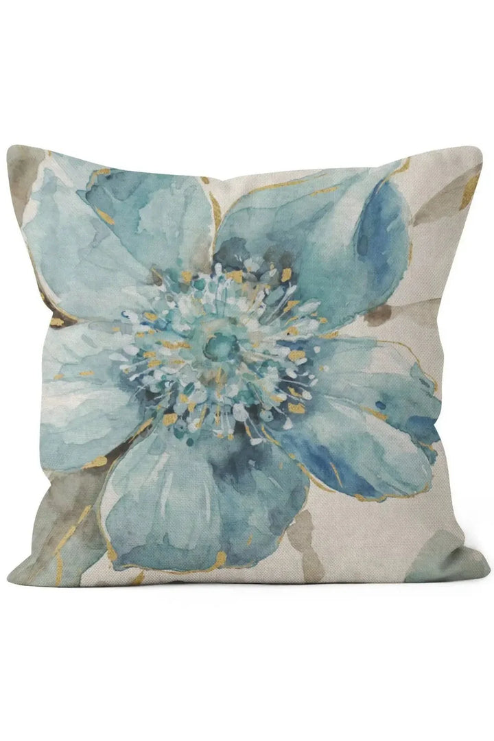 Rosa Blomst Dekor Putetrekk