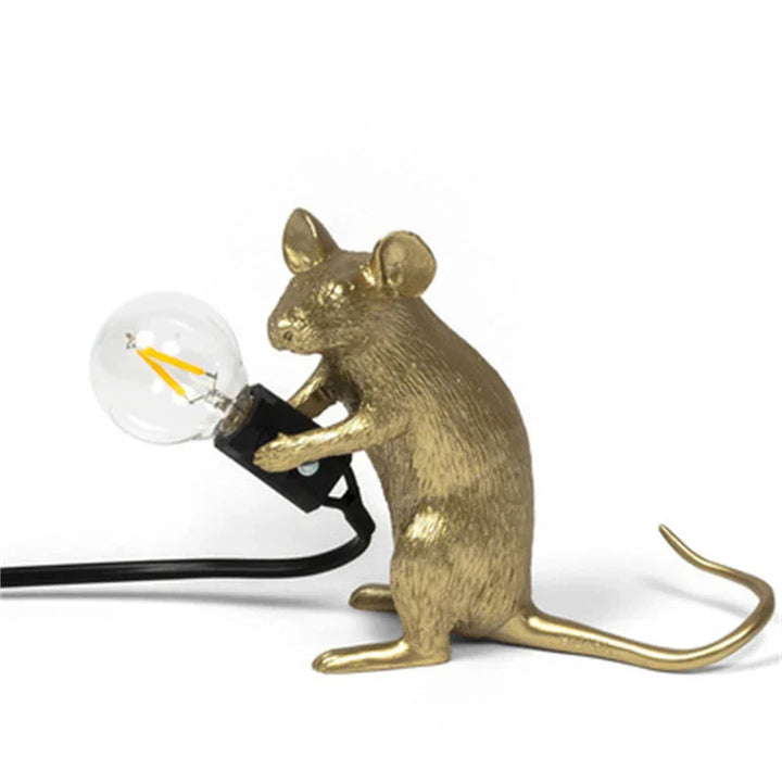 Skanto | Moderne LED Dyre Bordlamper: Har resin, Katt, og Ekorn Nattlys