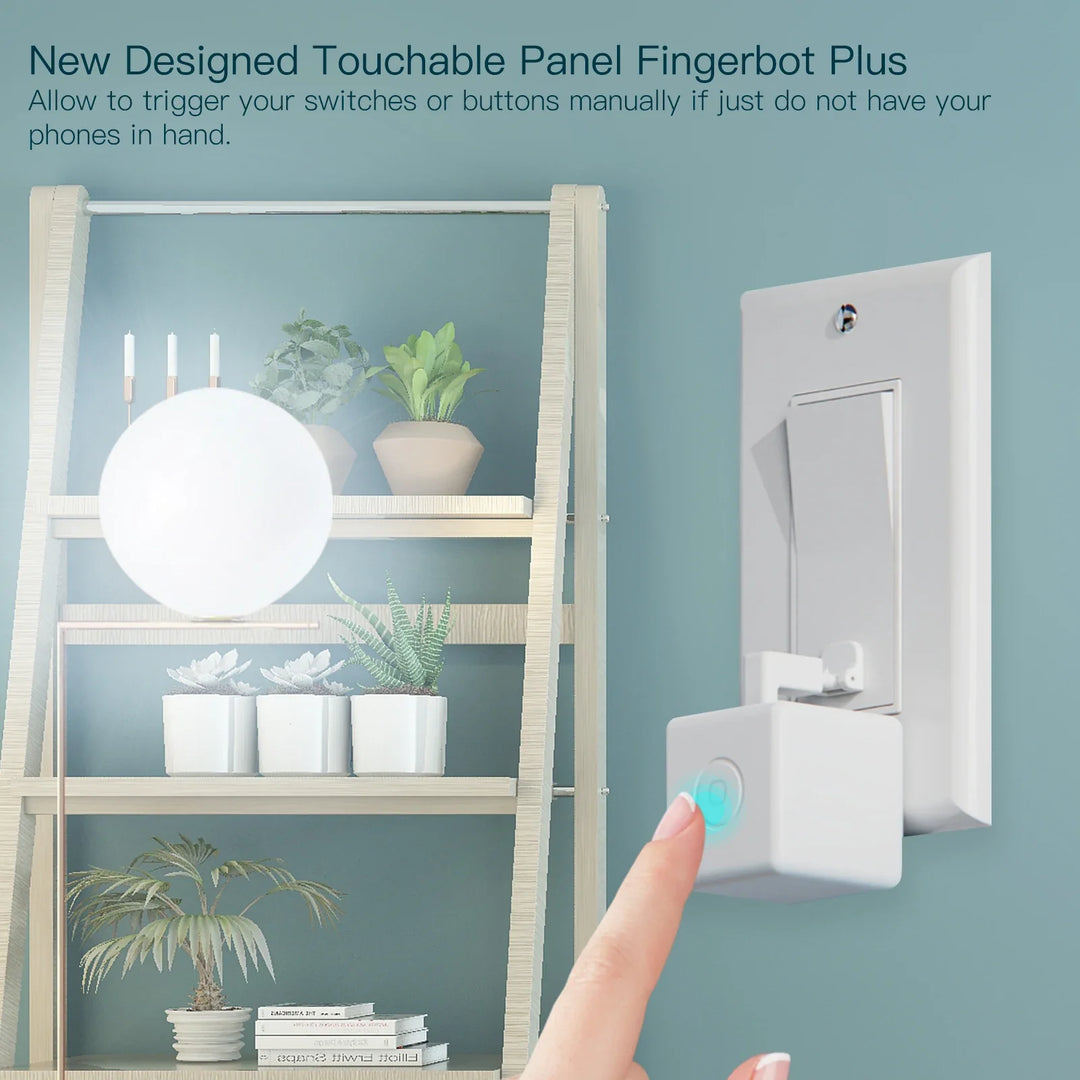Tuya Fingerbot Knapptaster - Wifi Programmerbar Kontroll via SmartLife Google Alexa Apps