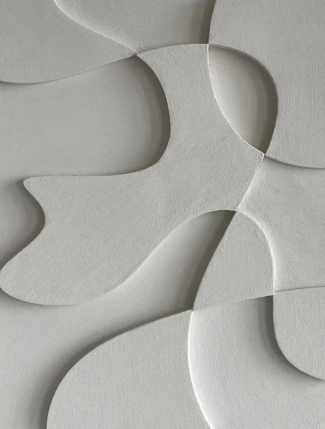 Abstract Minimalist 3D Design Wall Art Artistic Canvas Prints Pictures for Modern Apartment Living Room Dining Room Home Office Decor | Skanto