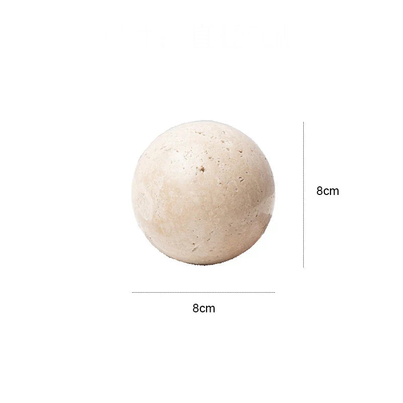 Skanto | Naturlig Stein Marmor Dekorativ Ball