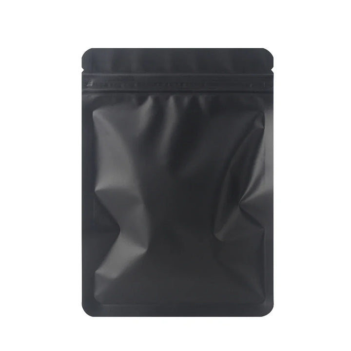 Skanto | 100PCS Dobbeltsidige Frosted Mylar Poser - Flat Bunn, Vanntett, Varmeforseglede Aluminiumsfolie Glidelåsposer