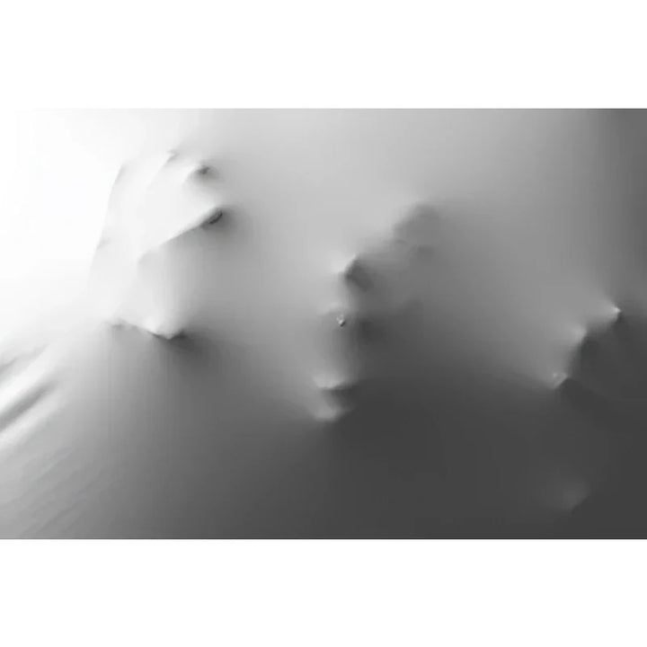 Modern Art Abstract Ghostly Figures on Wall Canvas Prints Black White Wall Art Posters Pictures for Living Room Bedroom Art Decor | Skanto