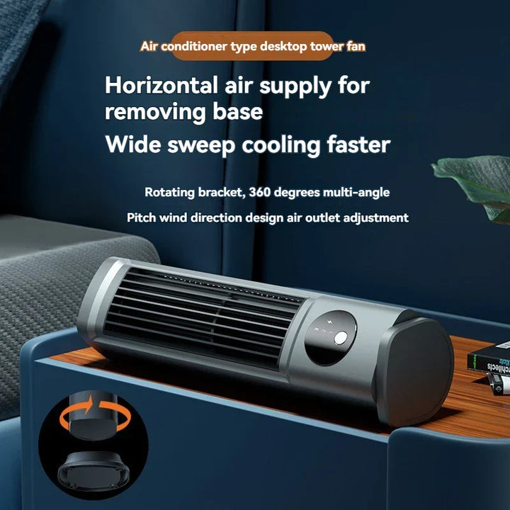 Towerless Ultra Cool Air Conditioning Desktop Fan | Skanto