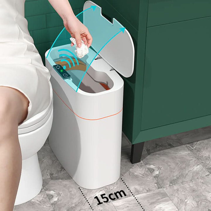 Skanto | 13L Smart Søppelbøtte med Infrarød Sensor og Lokk