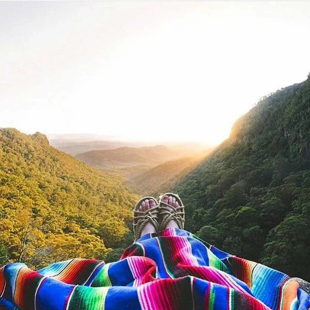 Skanto | Fargerik meksikansk serape-teppe