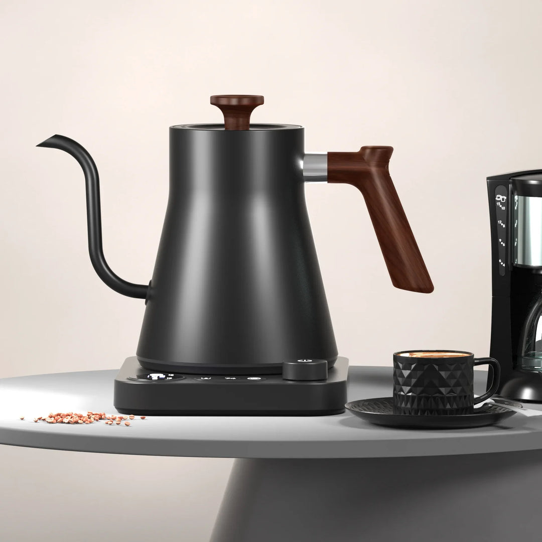 Skanto | 1200W Intelligent Elektrisk Vannkoker - Goose Neck Hånd Brygget Kaffe-kanne for Melkepulver & Presis Brygging