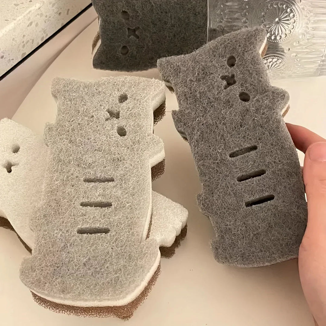 Skanto | Mini Katt Multi-formål Rengjøringssvamp