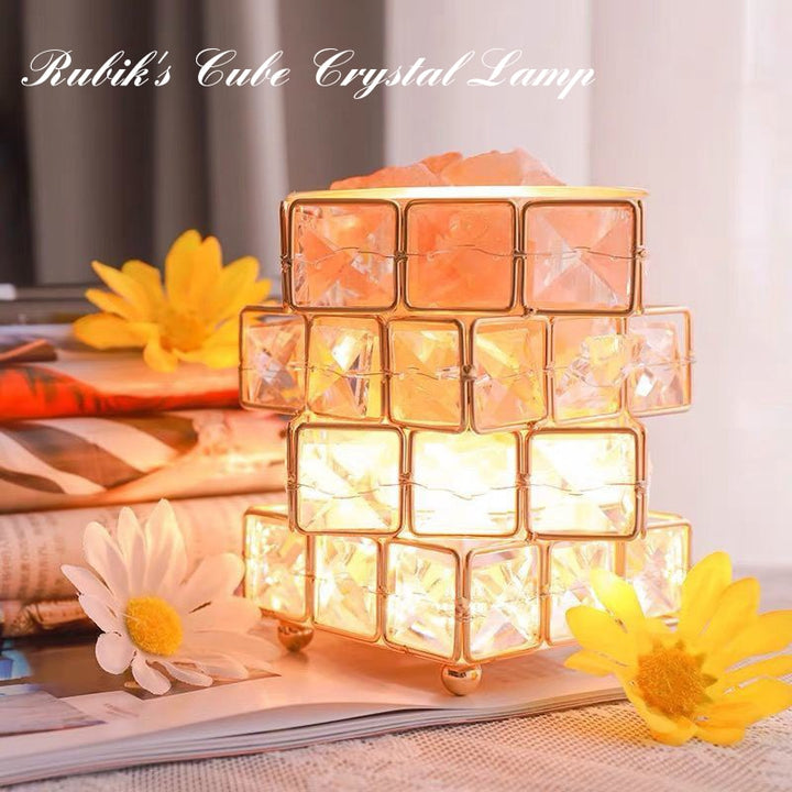 Crystal Room Mood Ambient Geo Shimmer Cube Light | Skanto