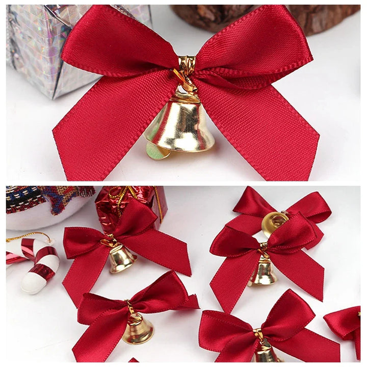 Skanto | KerstKlink | Elegant Sløyfe med Klokker for Dekorasjon