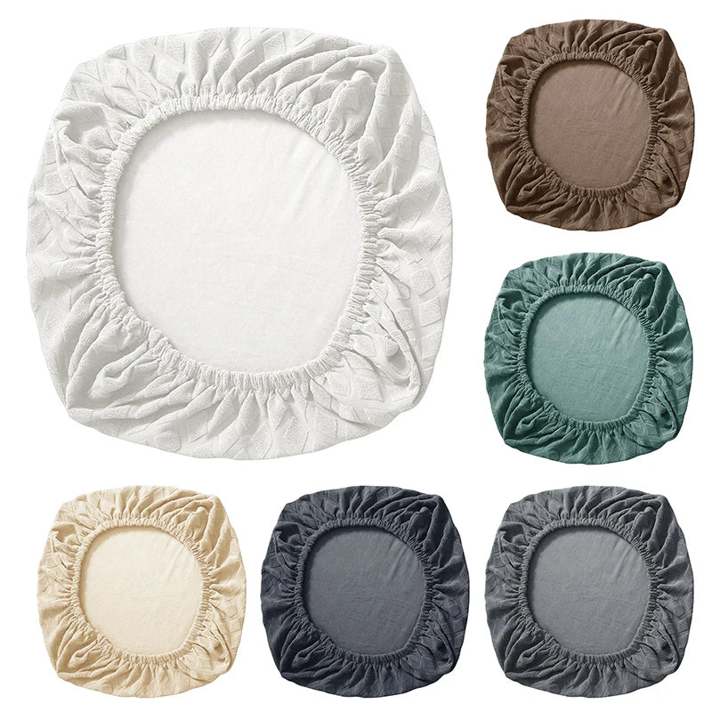 Norvo | Spandex elastisk kontorstol trekk Jacquard sete trekk ananas mesh fleece beskyttende trekk elastisk datastol beskytter