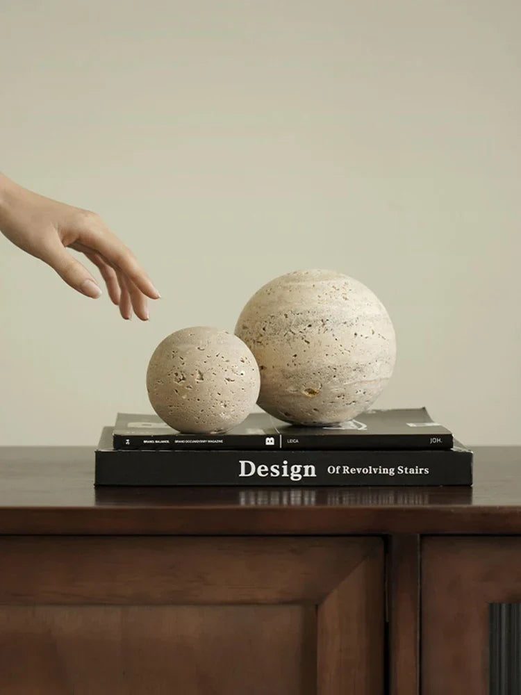 Skanto | Naturlig Stein Marmor Dekorativ Ball