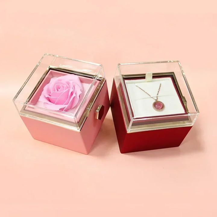 Skanto | Evig Rose Spin Display Smykkeske