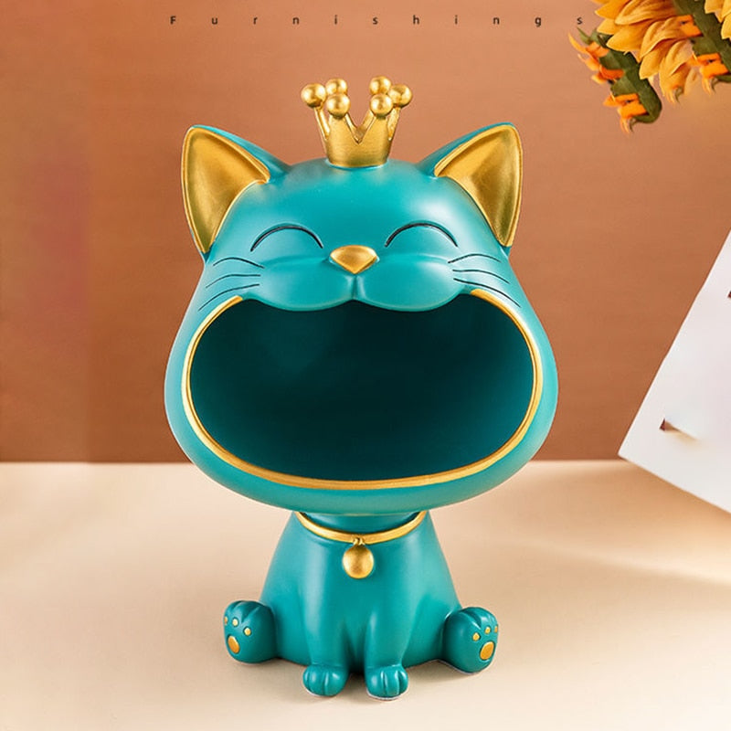 Norvo | Fortune Kitty Statue Hjemme Oppbevaringsboks
