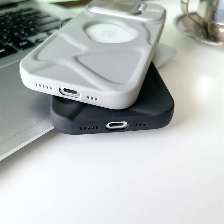 Skanto | Magsafe Silikon Linse Flip iPhone Etui