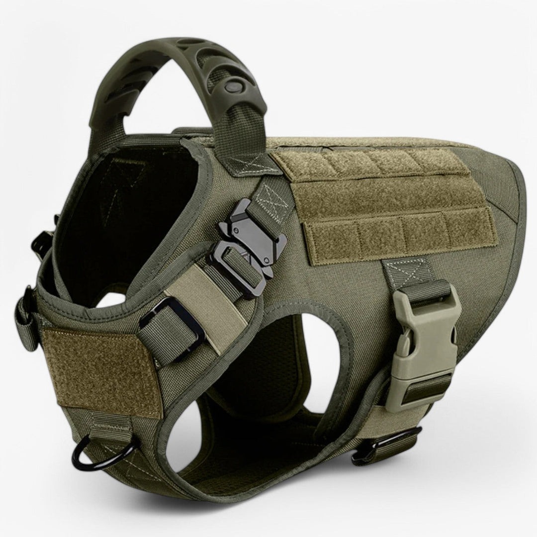 Skanto | KrachtGrip Hundesele – Justerbar Taktisk Sele for Trening & Turer
