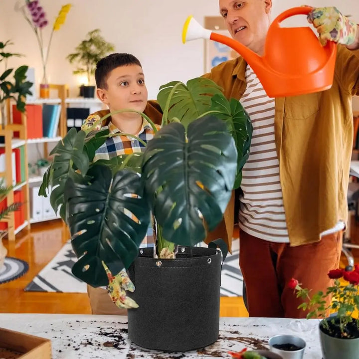 Skanto | Felt plantepose med bærehåndtak – Pustende og slitesterk for hageplanter og blomster