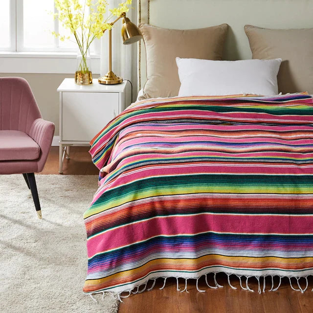 Skanto | Fargerik meksikansk serape-teppe