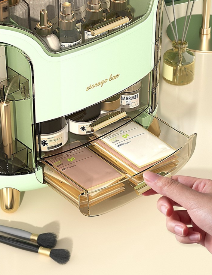 BeautyEssence Organizer – Stilfull Makeup Oppbevaring for Deg Skanto