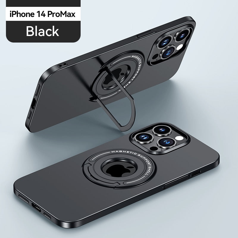 Skanto | Magsafe Kompatibel Magnetisk Ring Telefon Etui Stativ