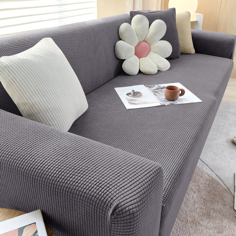 Skanto | FlexiCover Elastisk Sofatrekk – Beskyttelsestrekk for Hjørnesofaer og Standard Sofaer