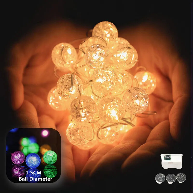 Skanto | LumiaGlow LED lyslenker | Varme hvit | 3 moduser | Batteridrevet