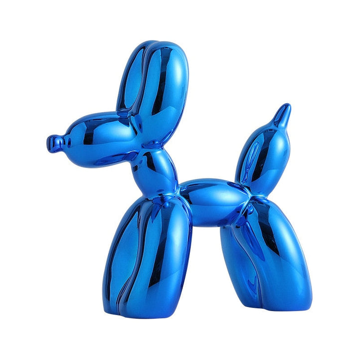 Skanto | Balloondog Skulptur, Ballongkunst Statues, Mini Samleobjekt, Hjemmedekor, Harpiksfigur, Skrivebordsaccessoirer, Romdekorasjon