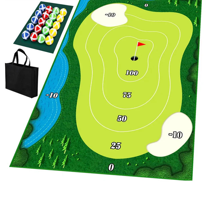 SwingZone - Kompakt Innendørs Golf Sett for Hjemme Moro Skanto