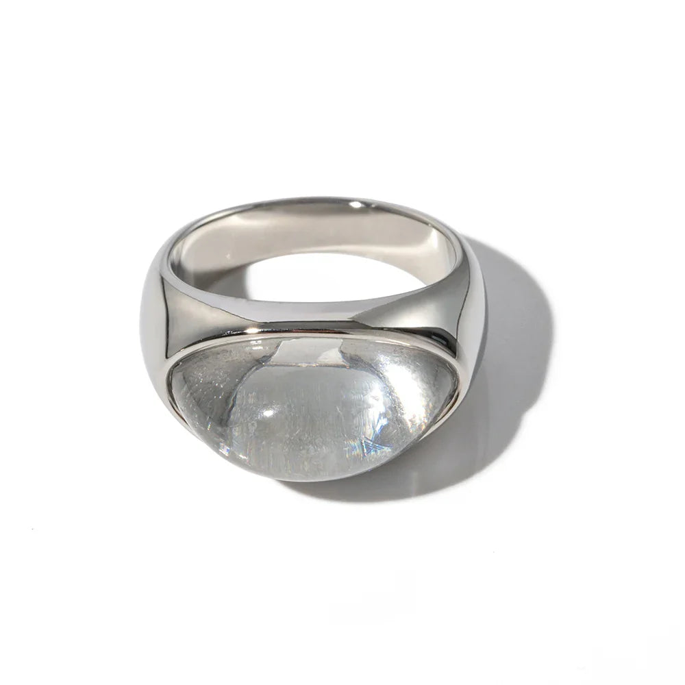 Skanto | Chunky Oval Stone Set Ring