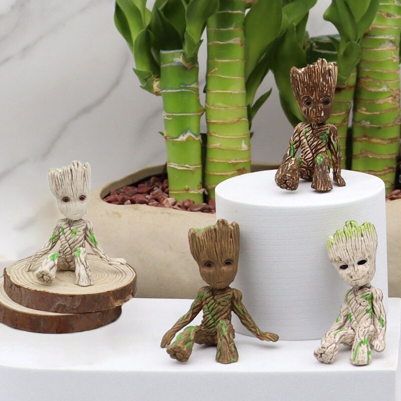 Skanto | Cartoon Stor Miniature Figur: Lekfull Kontor Dekorasjon